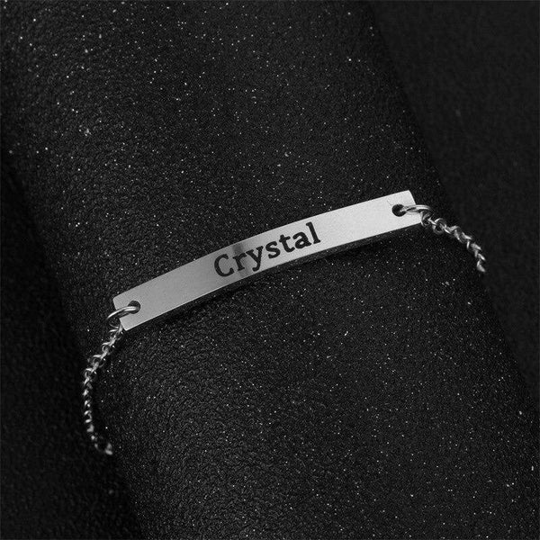 Bar Name Bracelet (for Girls)